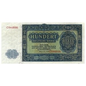 Германия (ГДР) 100 марок 1948 г. UNC