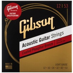 Gibson SAG-CPB12 струны для акустической гитары,012-053