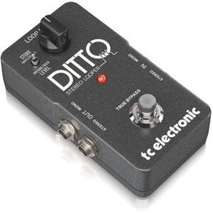 Гитарная педаль эффектов TC electronic DITTO stereo looper стерео-сэмплер