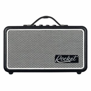 Гитарный комбоусилитель для электрогитары ROCKET HG-10 BLUETOOTH 10 Вт портативный на батарейках цвет черный