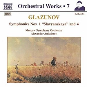 Glazunov - Symphonies 1 & 4 - Naxos CD Deu ( Компакт-диск 1шт) глазунов симфония