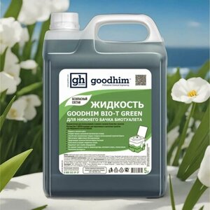Goodhim Жидкость для нижнего бачка биотуалета Bio-t Green, 5 л 50712 .