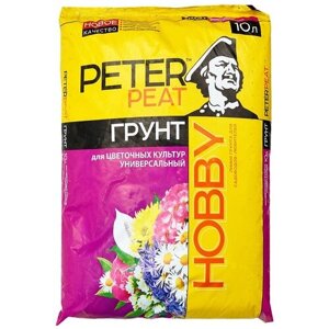 Грунт PETER PEAT Линия Hobby для цветочных культур универсальный, 10 л, 4 кг, 5 шт.