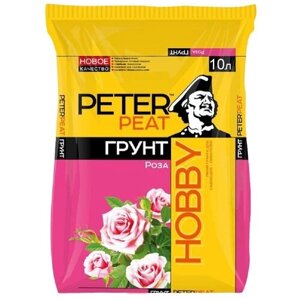 Грунт PETER PEAT Линия Hobby Роза черный, 10 л, 3.5 кг