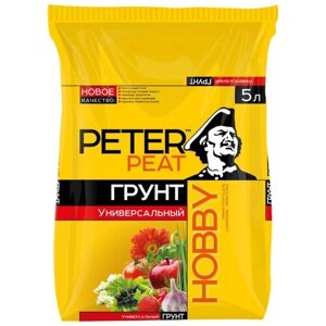 Грунт PETER PEAT линия Hobby универсальный, 5 л, 3 кг
