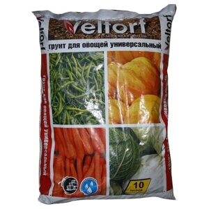 Грунт Veltorf для овощей универсальный, 10 л, 2 кг