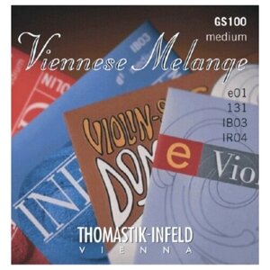 GS100 Viennese Melange Комплект струн для скрипки размером 4/4, Thomastik
