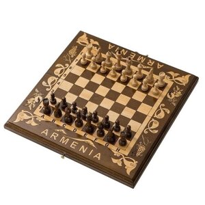Haleyan Шахматы Деметра коричневый игровая доска в комплекте