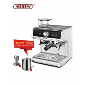 HiBREW H7 для кофе, 20 бар, нержавеющая сталь, полуавтоматический, для приготовления эспрессо, кофемашина коммерческого уровня с полным комплектом для кафе, отеля, ресторана