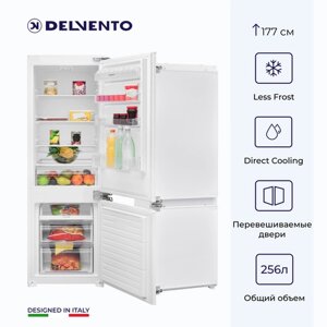 Холодильник двухкамерный DELVENTO VDM49101 / NO FROST / объем 360л / инверторный мотор / LED дисплей / 3 года гарантии