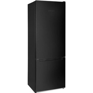 Холодильник NORDFROST NRB 122 B двухкамерный, 275 л объем, 166 см высота, черный матовый