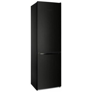 Холодильник NORDFROST NRB 154 B двухкамерный, 353 л, черный матовый