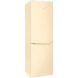 Холодильник NORDFROST NRB 162NF Me двухкамерный, 310 л объем, 188 см высота, мрамор бежевый