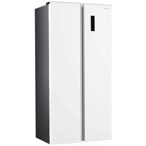 Холодильник WILLMARK SBS-647NFIW (477л, Side-By-Sidе, инв. компр, Total NoFrost, LEDдисп, A+белый.)