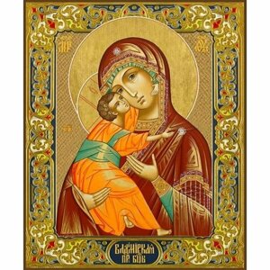 Храмовая икона Богородица Владимирская, арт ДМИХ-267
