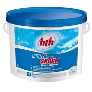 HTH, Быстрый стабилизированный хлор, MINITAB SHOCK, табл. 20гр, 25кг, уп. 1