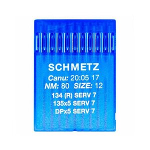 Иглы промышленные Schmetz 134 SERV7 №80