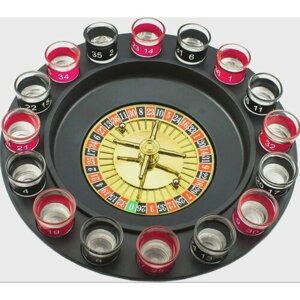 Игра настольная "Drinking Roulette Set" с рюмками для взрослых