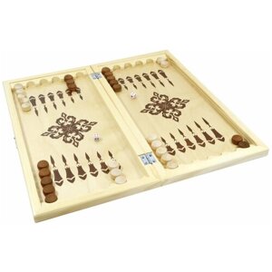 Игра настольная «Нарды», деревянные фишки, деревянная доска 4040, 10 королевство, 2842