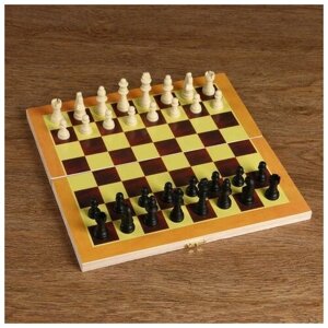 Игра настольная "Шахматы" доска дерево 29х29 см, микс. Микс"один из товаров представленных на фото, без возможности выбора.