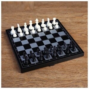 Игра настольная "Шахматы", магнитная доска, 24.5 х 24.5 см (1 шт.)