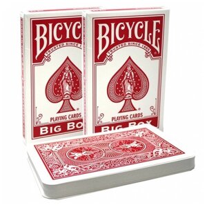 Игральные карты Bicycle Big Box / Гигантские, красные