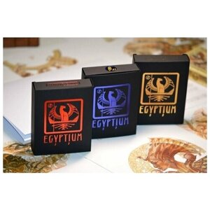 Игральные карты Боги Египта в люксовом чехле / колода покерного размера Egyptium, 54шт, для профессионалов, для фокусов, для гадания, для коллекционеров, лучший подарок