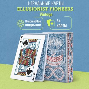 Игральные карты Ellusionist Pioneers Vintage / Первопроходцы, синие