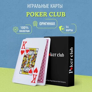 Игральные карты Poker Club, красные