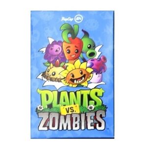 Игральные карты Растения против зомби голубой