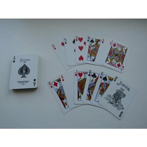 Игральные карты, старые, коллекционные. Покерная колода. 54 листа, США. 1990-е.