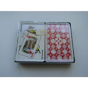 Игральные карты, старые, коллекционные. Royal. Набор, 2 покерные колоды. Китай, 1990-е.