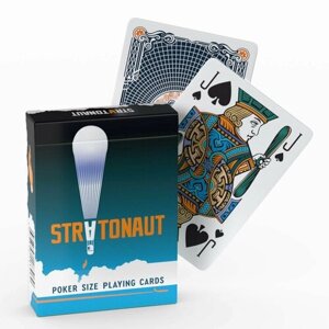 Игральные карты STRATONAUT, 54 карты и подсказка по покерным комбинациям