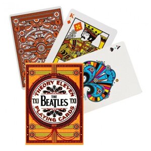 Игральные карты Theory11 The Beatles Orange/ Битлз (оранжевые)