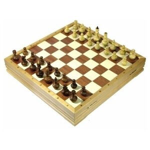 Игровой набор - шахматы Неваляшки + шашки 36*36 см 999-RTA-3369
