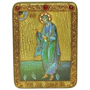 Икона аналойная Святой апостол и евангелист Матфей на мореном дубе (1) 21*29 см 999-RTI-661-4m