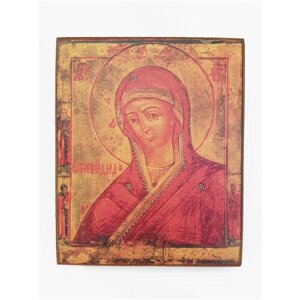 Икона "Богородица Огневидная", размер иконы - 10x13