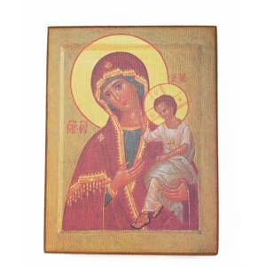 Икона "Богородица. Воспитание", размер иконы - 10x13