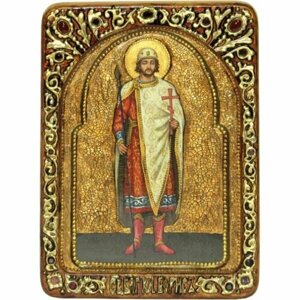 Икона Борис благоверный князь писаная, арт ИРП-636