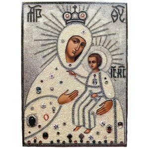 Икона Божией Матери Бахчисарайская (Мариупольская), на доске 15х21 см