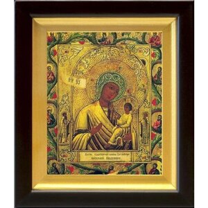 Икона Божией Матери "Хлебенная", в киоте 14,5*16,5 см