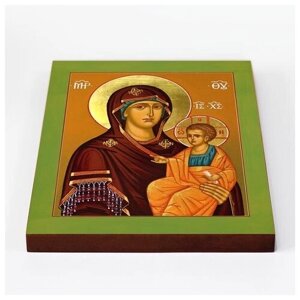 Икона Божией Матери "Попская (Иерейская) печать на доске 20*25 см