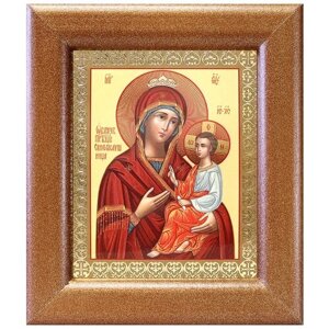 Икона Божией Матери "Скоропослушница", в широкой рамке 14,5*16,5 см