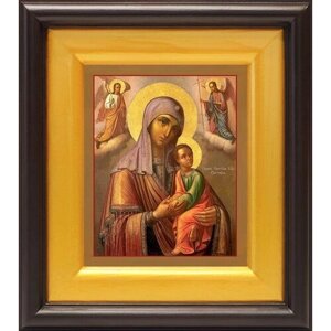 Икона Божией Матери "Страстная", в широком киоте 16,5*18,5 см