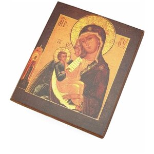 Икона Божией Матери "Утоли моя печали", размер иконы - 10х13