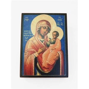 Икона "Божия матерь Иверская", размер иконы - 10x13