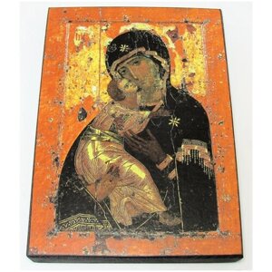 Икона "Божия Матерь Владимирская", размер иконы - 10x13