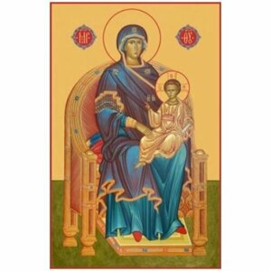 Икона Божья Матерь на троне, арт MSM-389