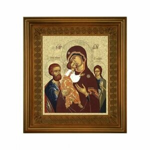 Икона Божья Матерь Трех Радостей (21*24 см), арт СТ-03076-3