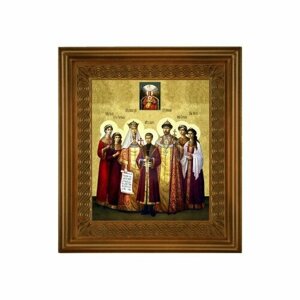 Икона Царская семья (21*24 см), арт СТ-08009-2-1